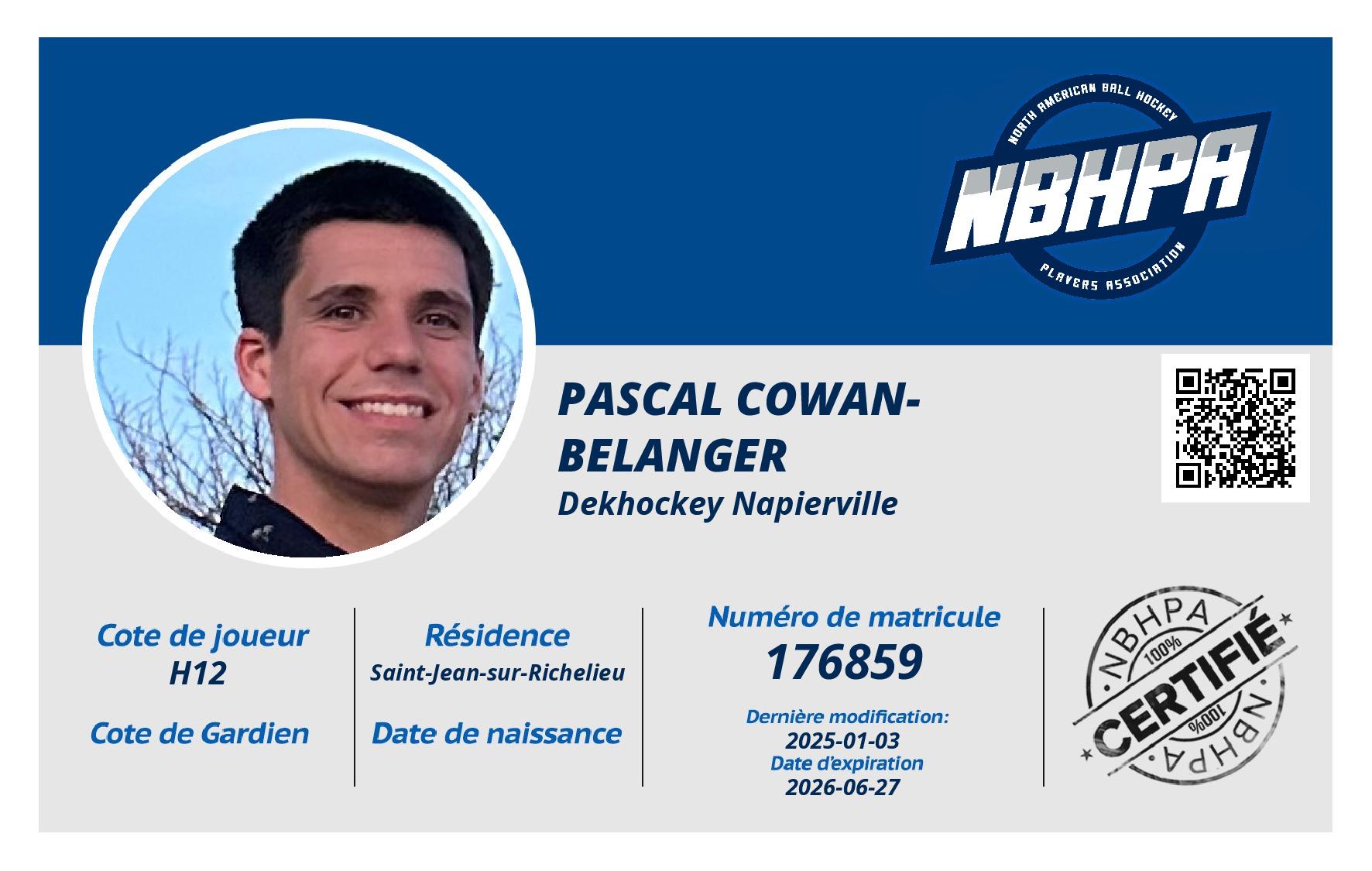 Pascal Cowan-Belanger