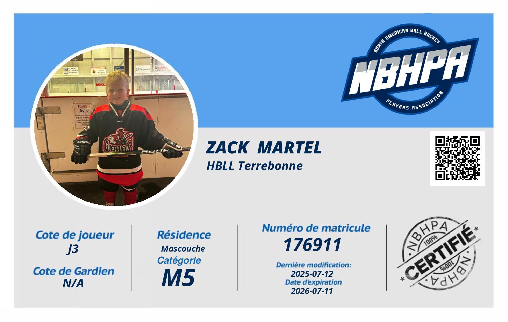 Zack  Martel 
