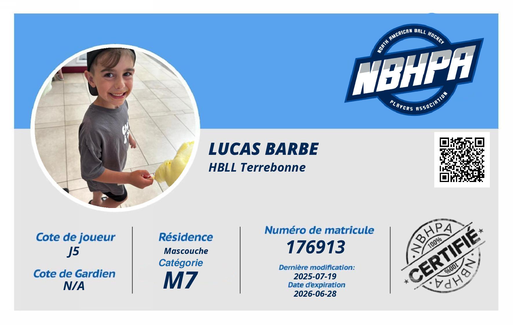 Lucas Barbe