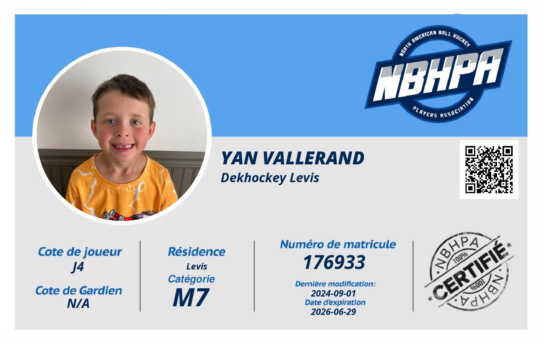 Yan Vallerand