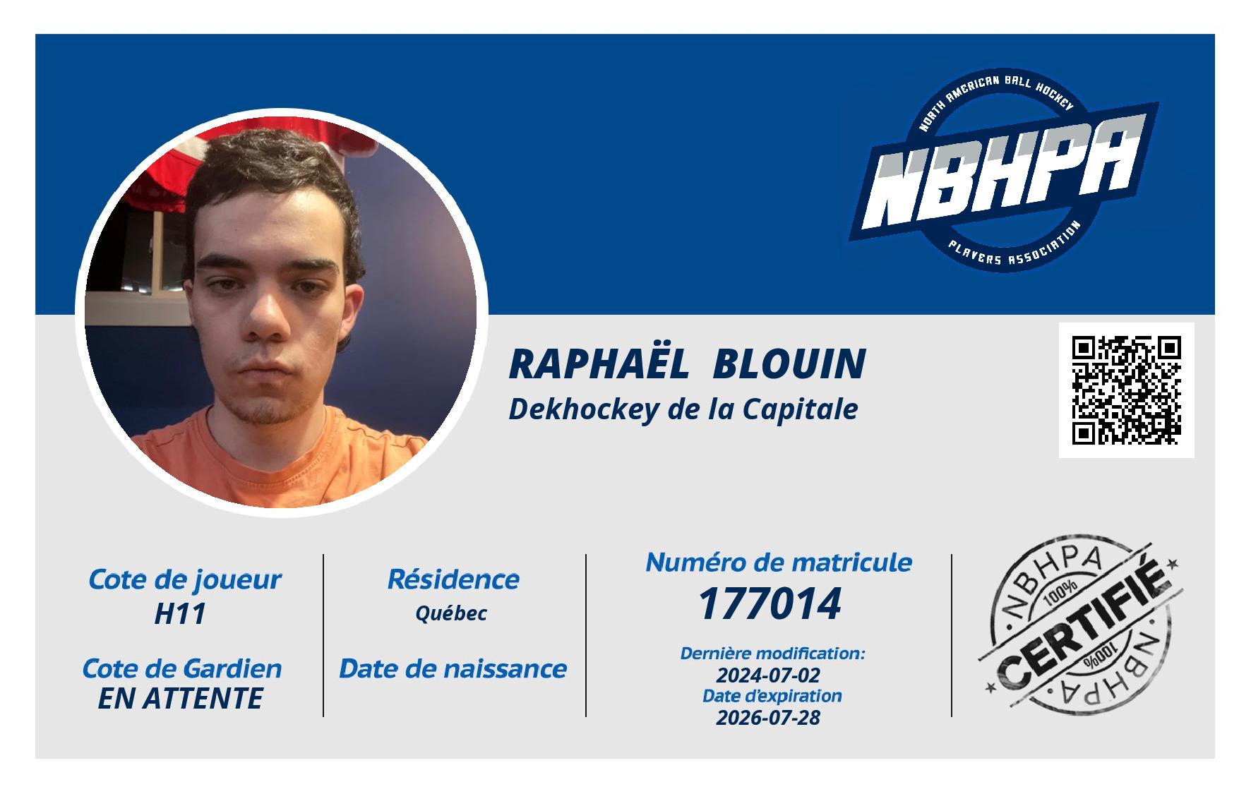 Raphaël  Blouin 