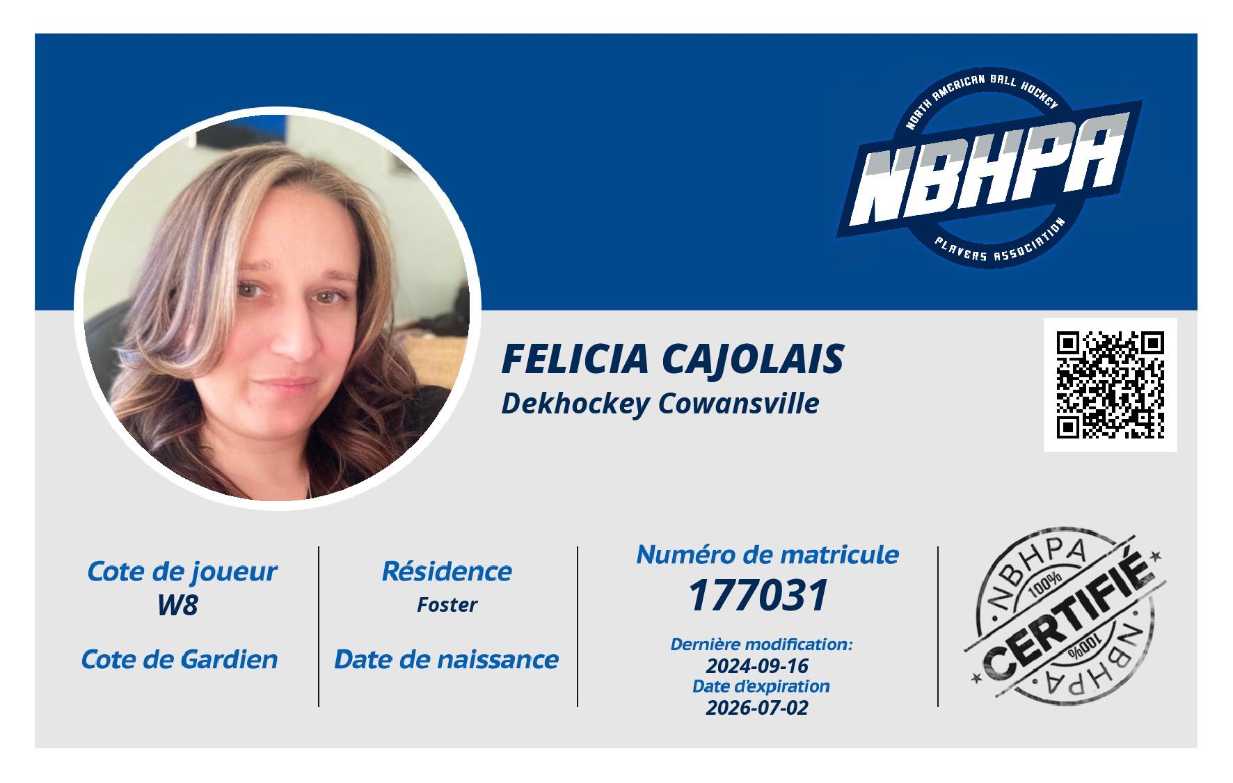 Felicia Cajolais