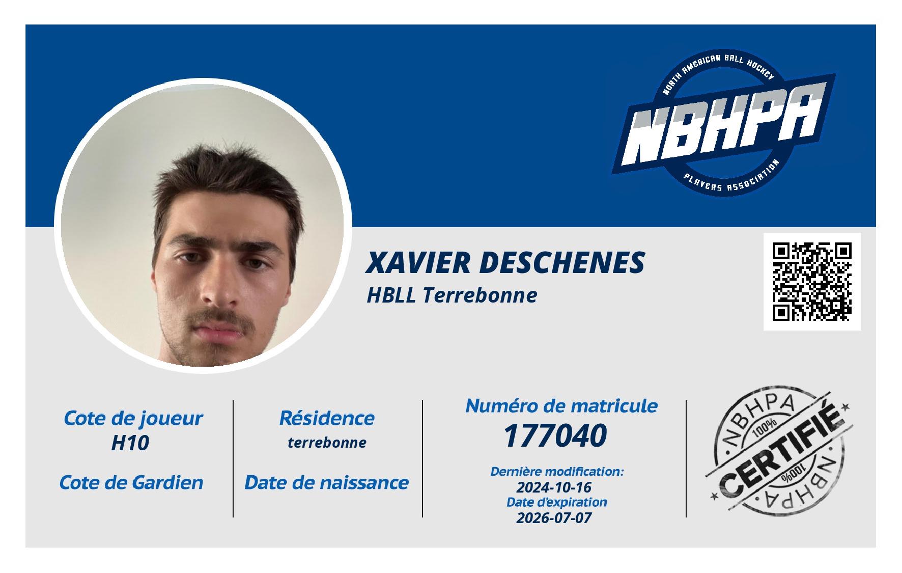 xavier deschenes