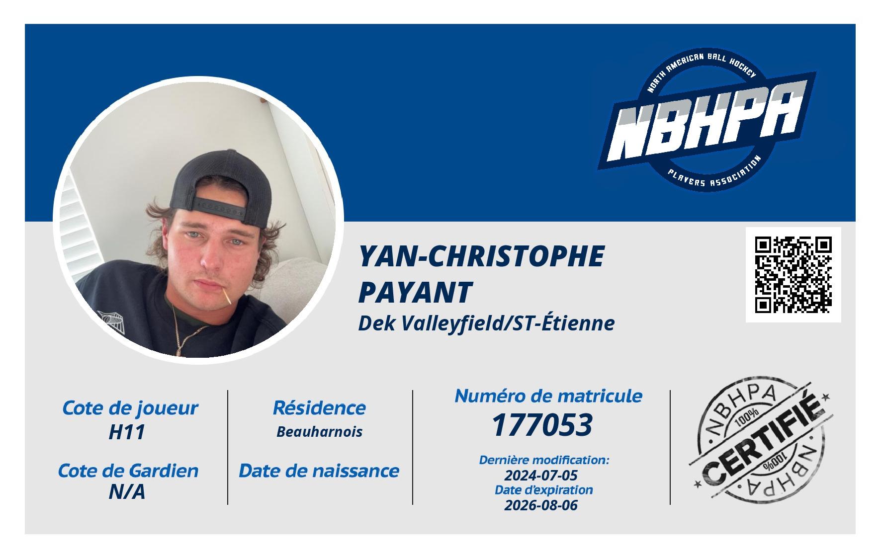 Yan-Christophe Payant