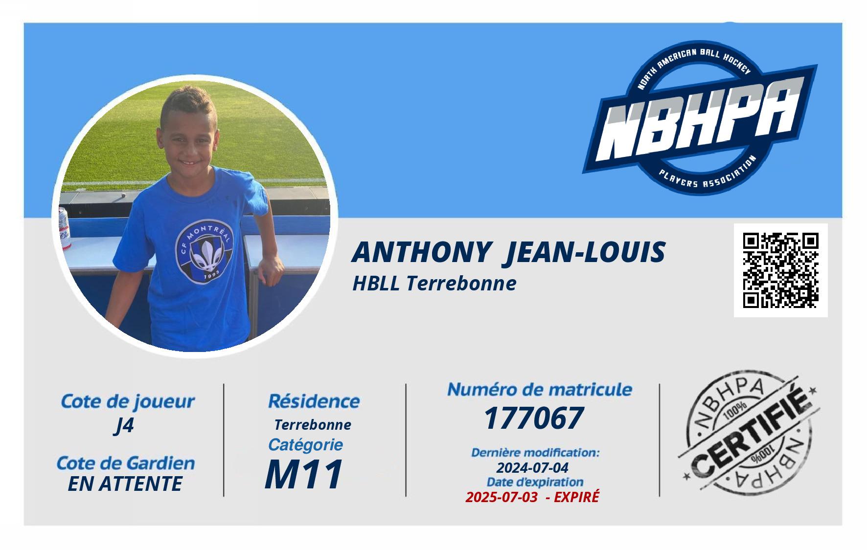 Anthony  Jean-Louis 