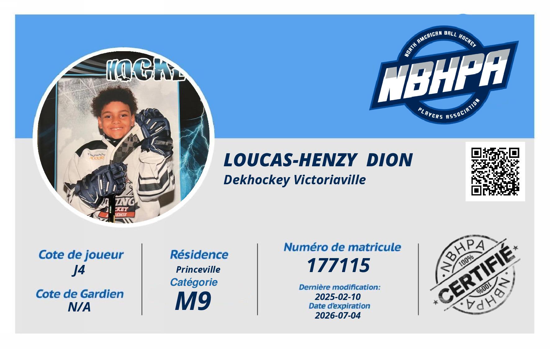 Loucas-Henzy  Dion
