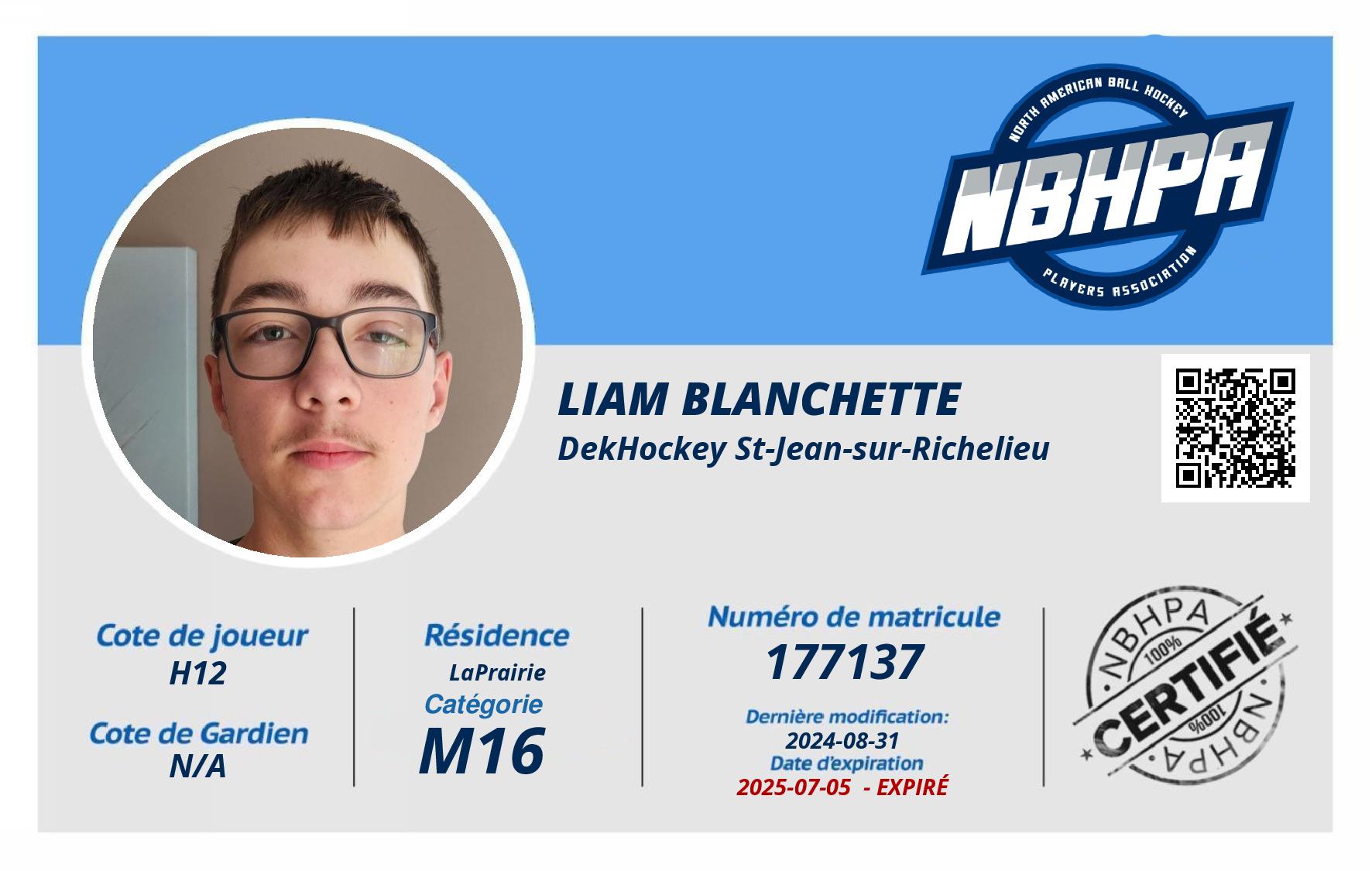 Liam Blanchette 