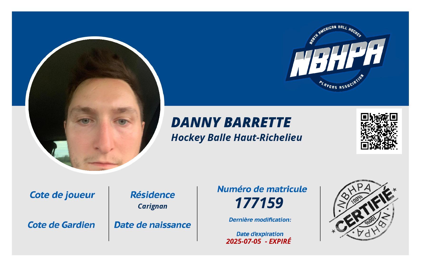 Danny Barrette