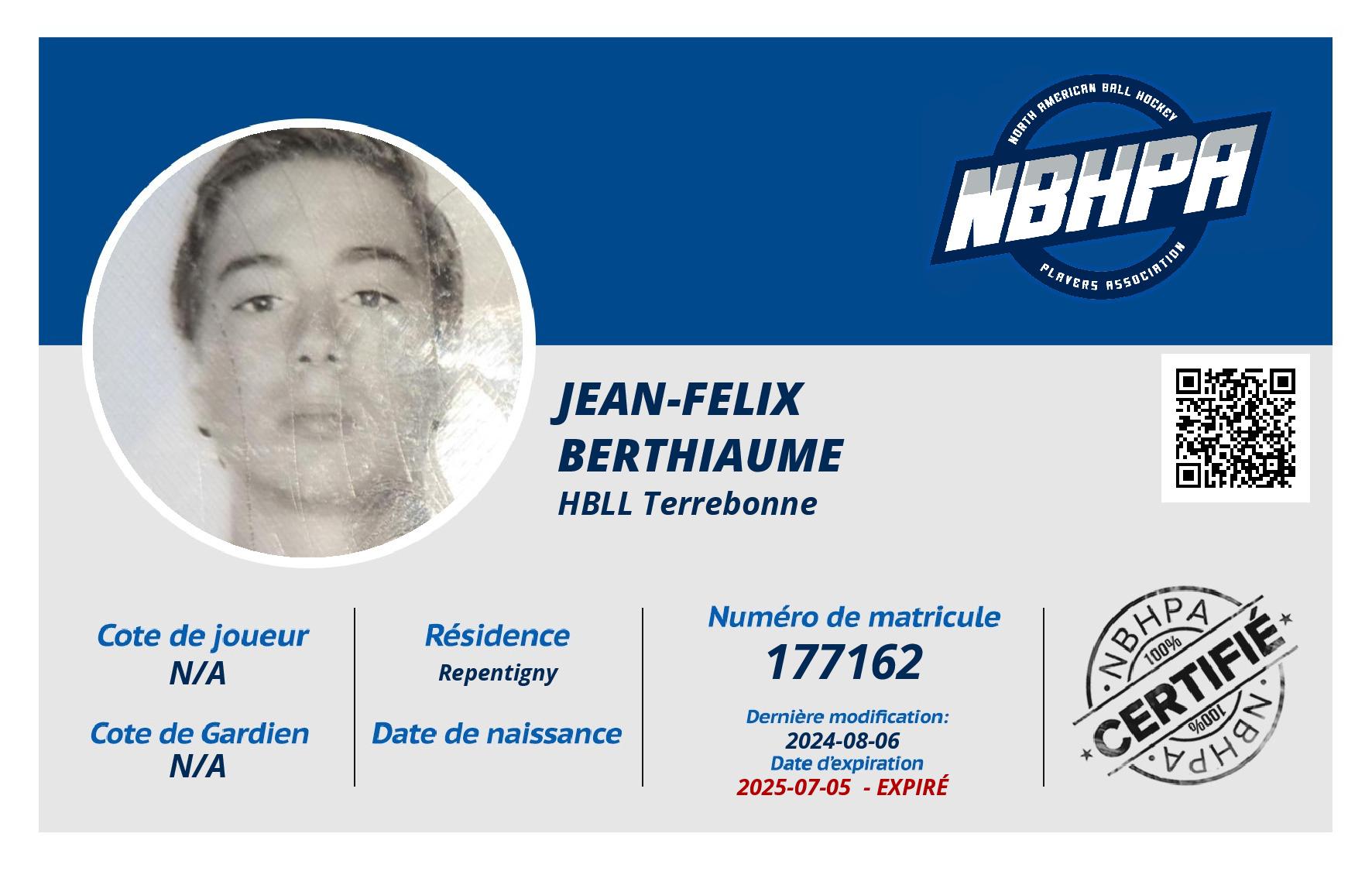 Jean-Felix Berthiaume