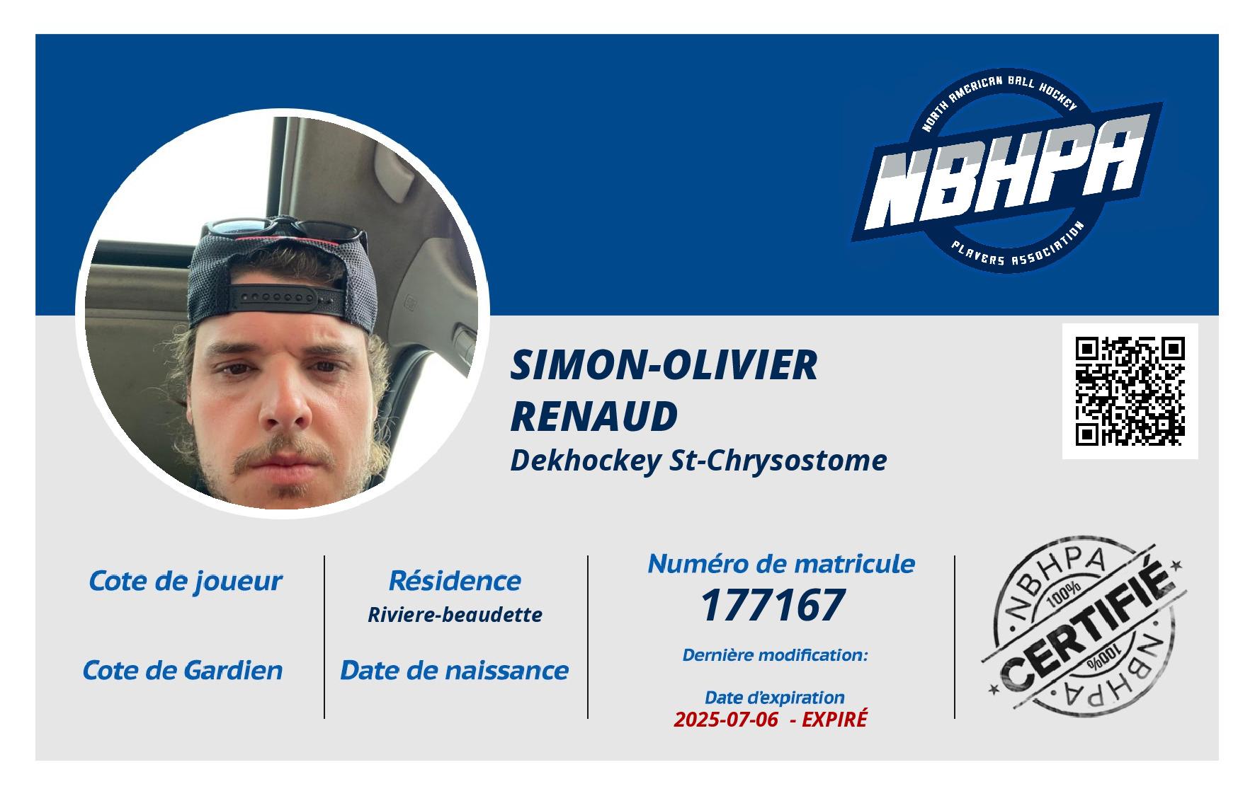 Simon-Olivier Renaud