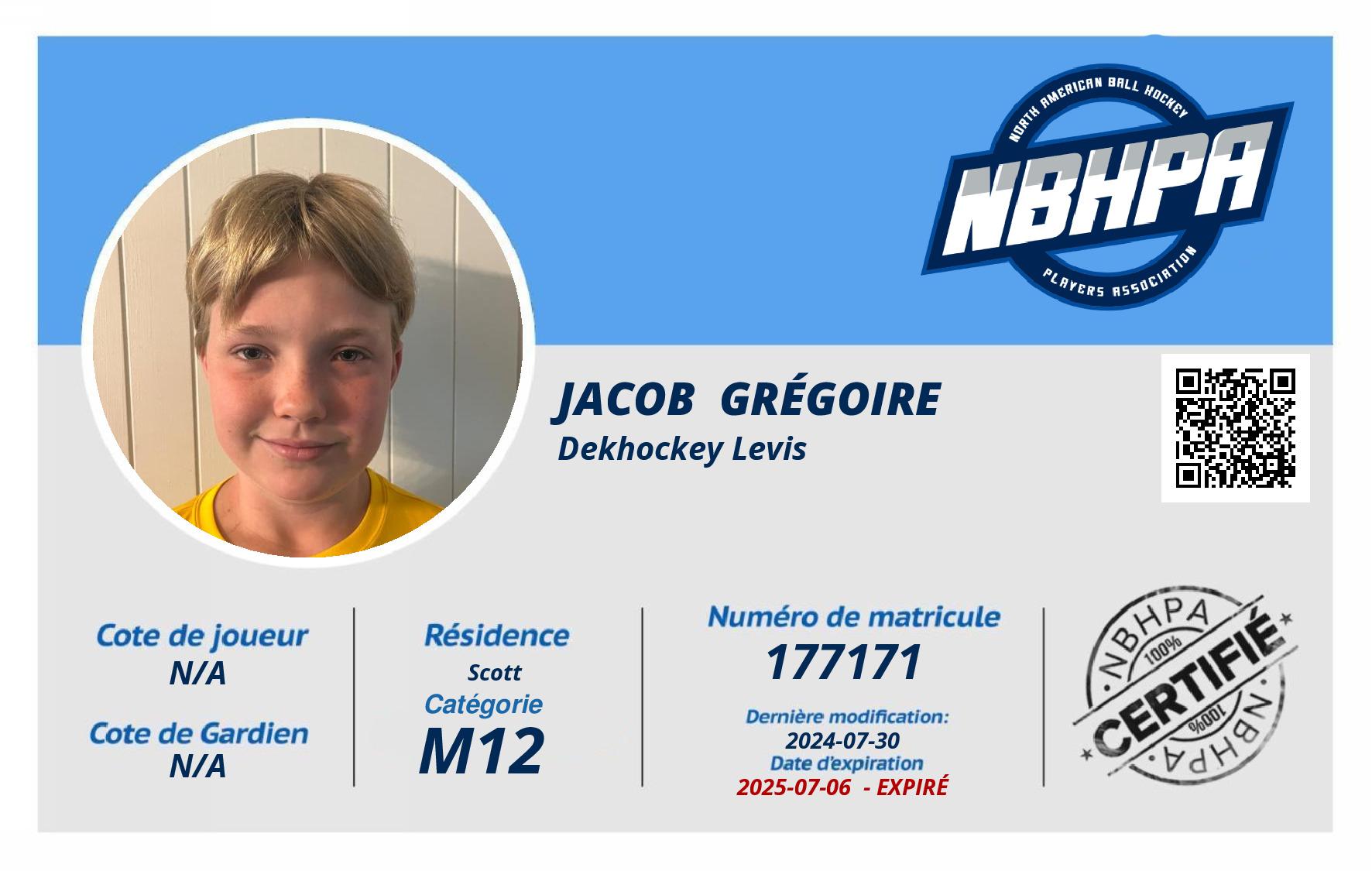 Jacob  Grégoire 