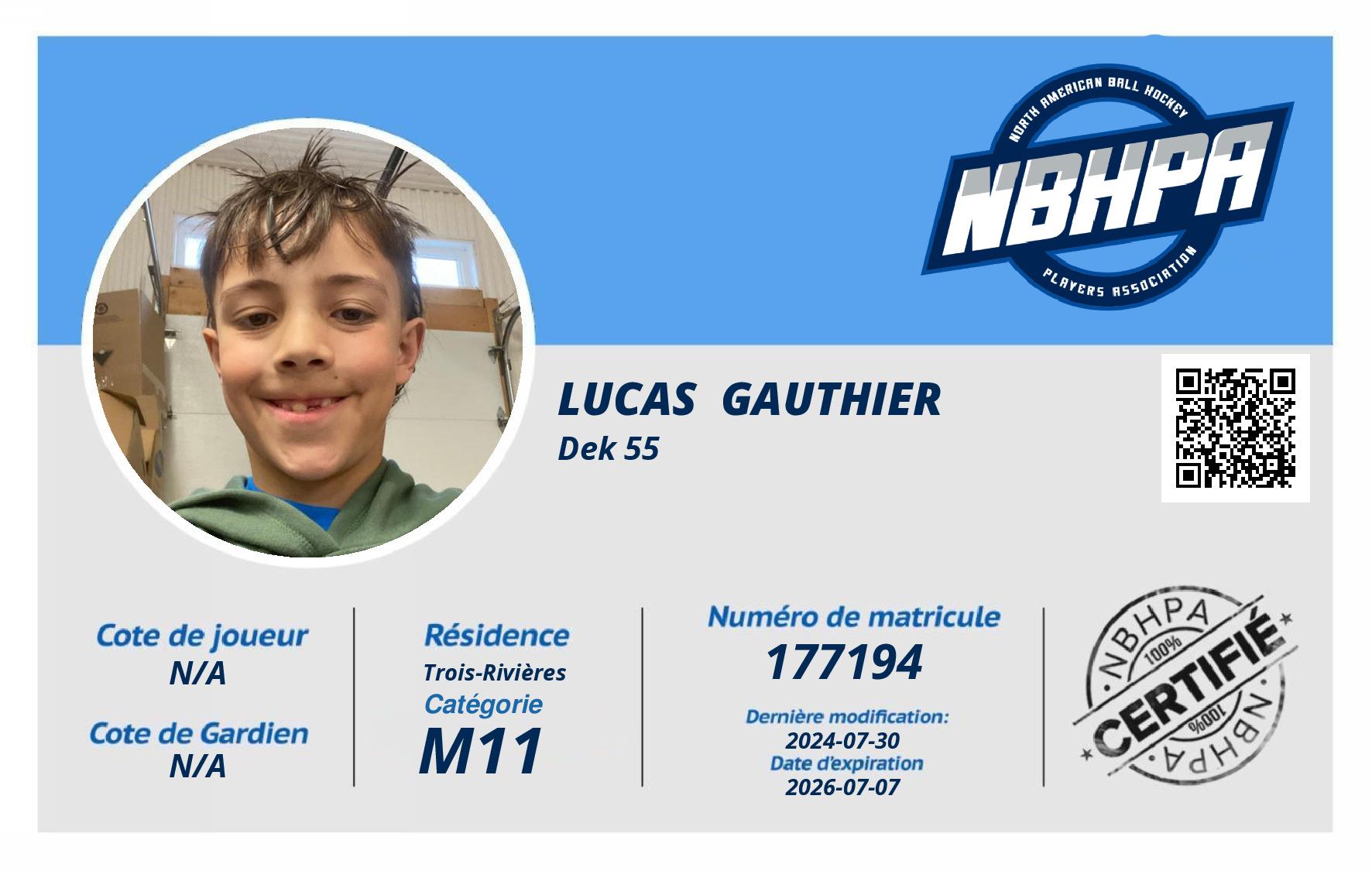 Lucas  Gauthier