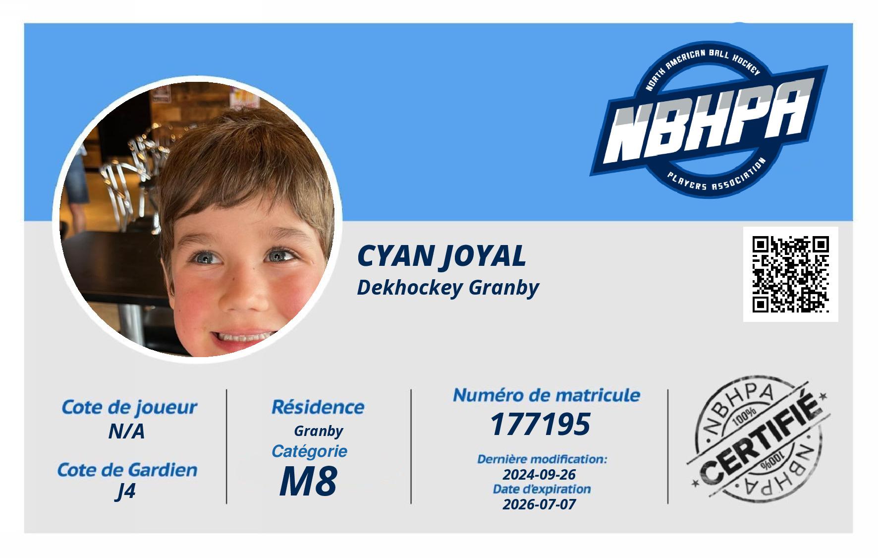 Cyan Joyal