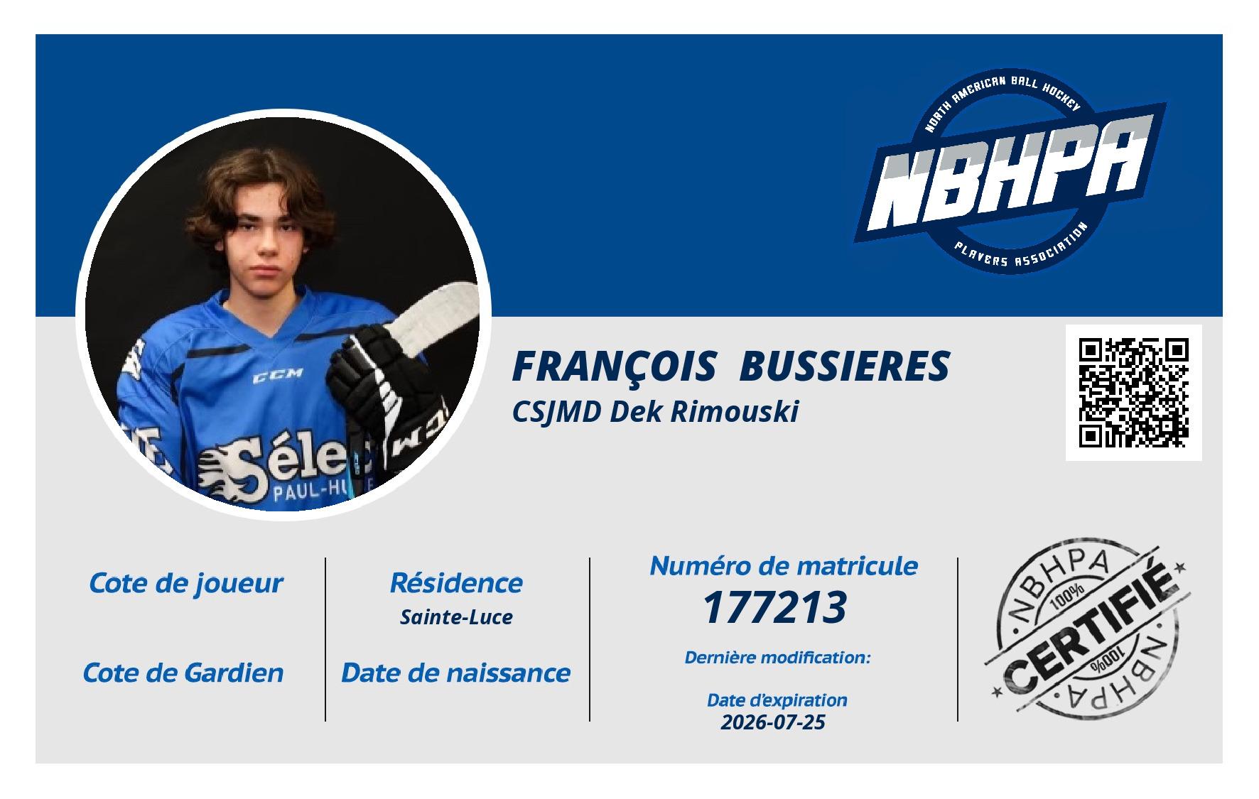 François  Bussieres