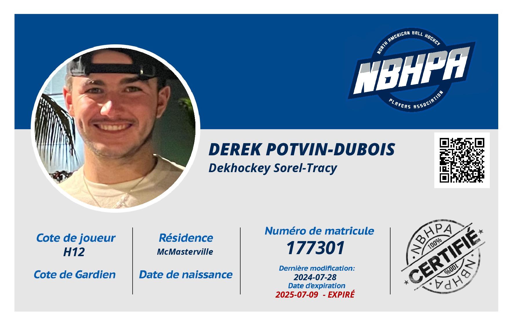 Derek Potvin-Dubois