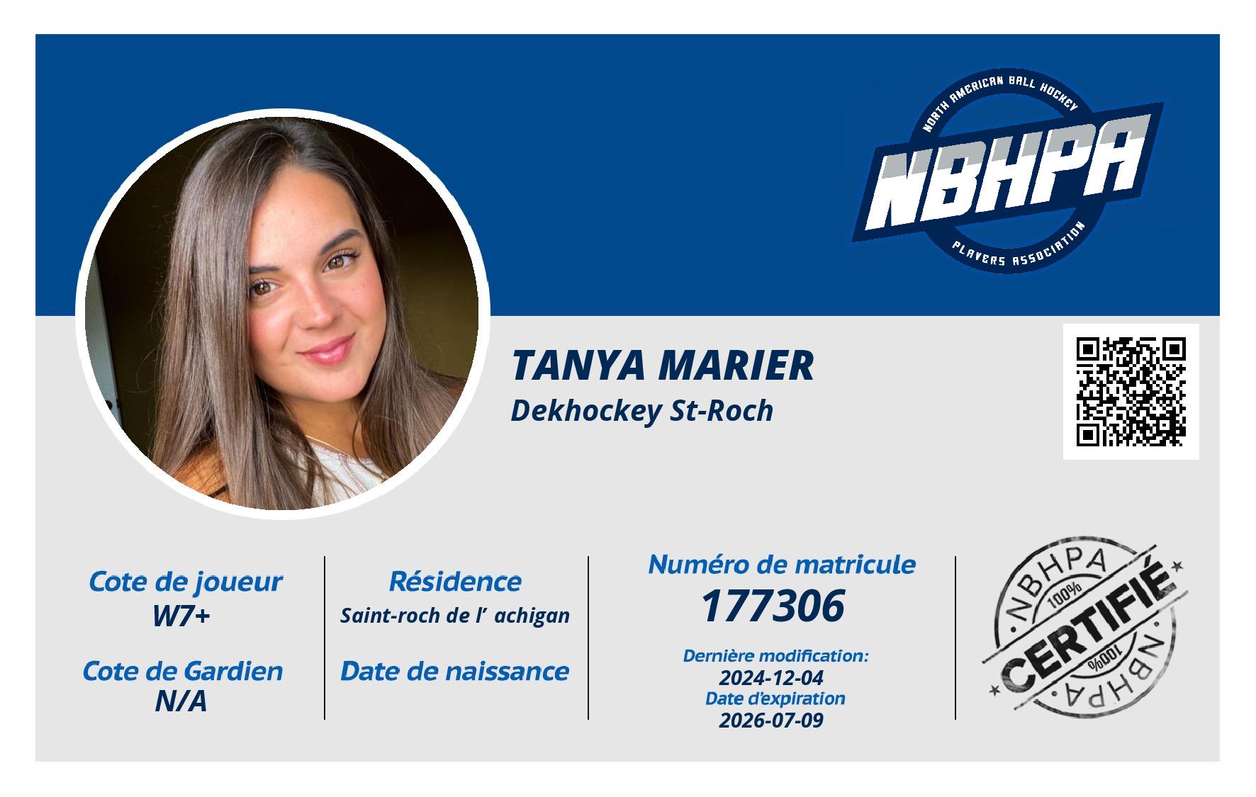 Tanya Marier