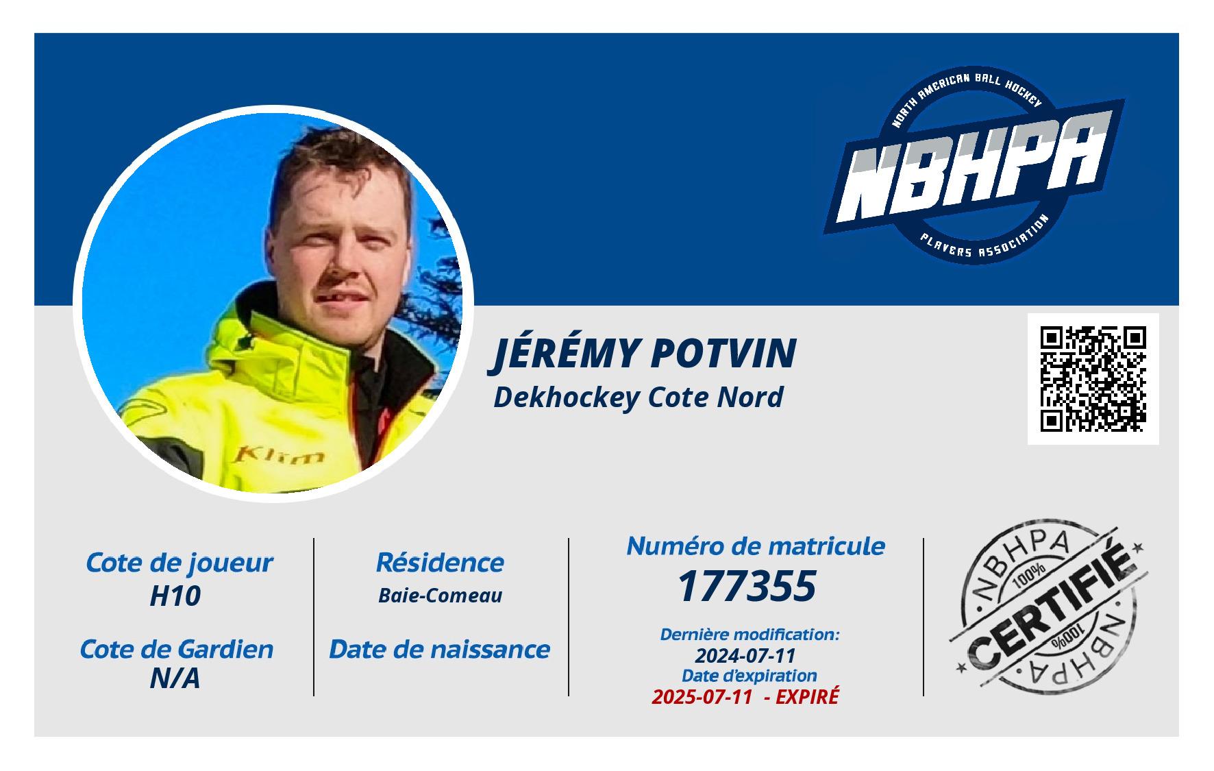 Jérémy Potvin