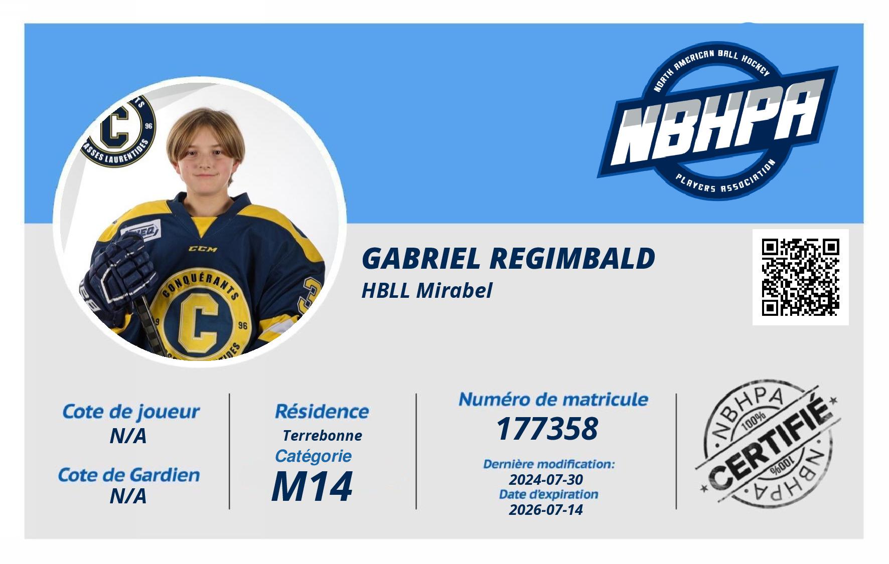 Gabriel Regimbald 