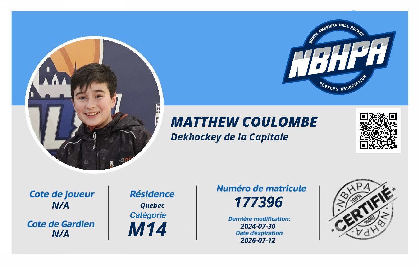 Matthew Coulombe