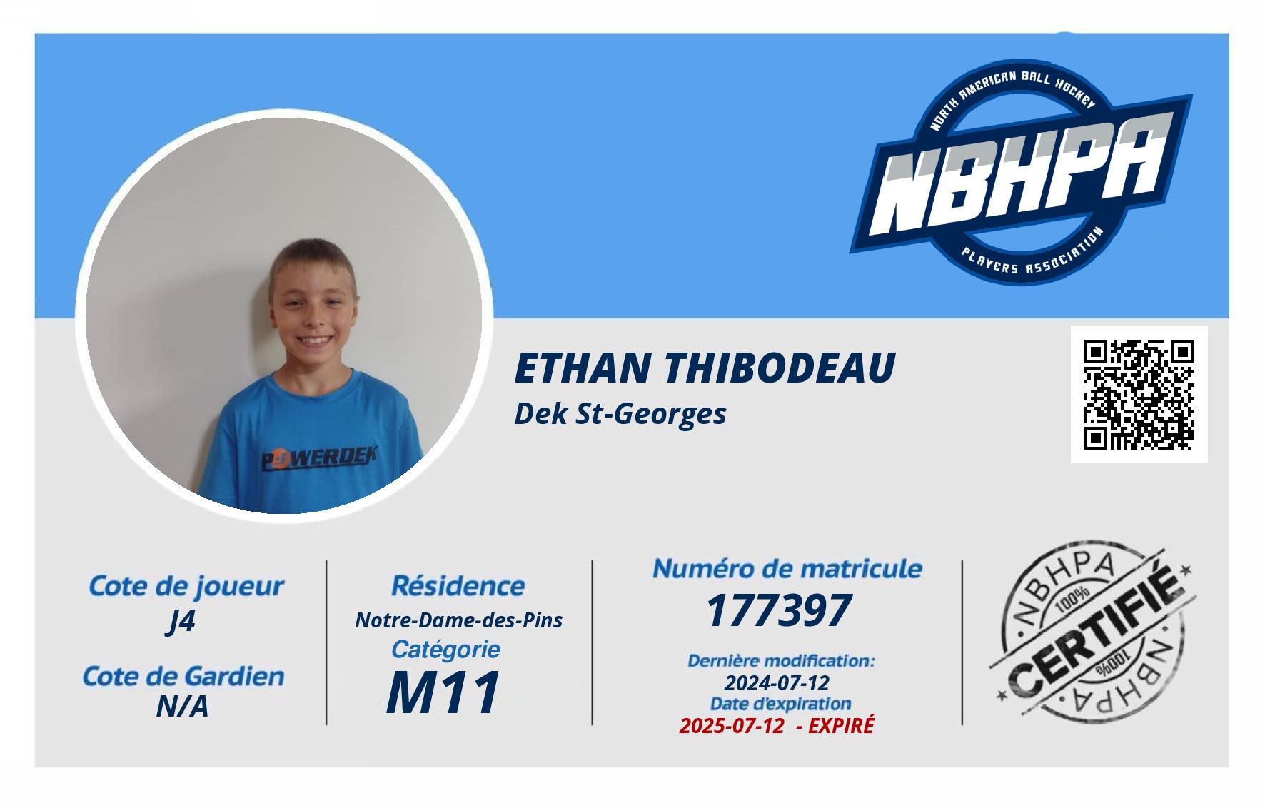 Ethan Thibodeau