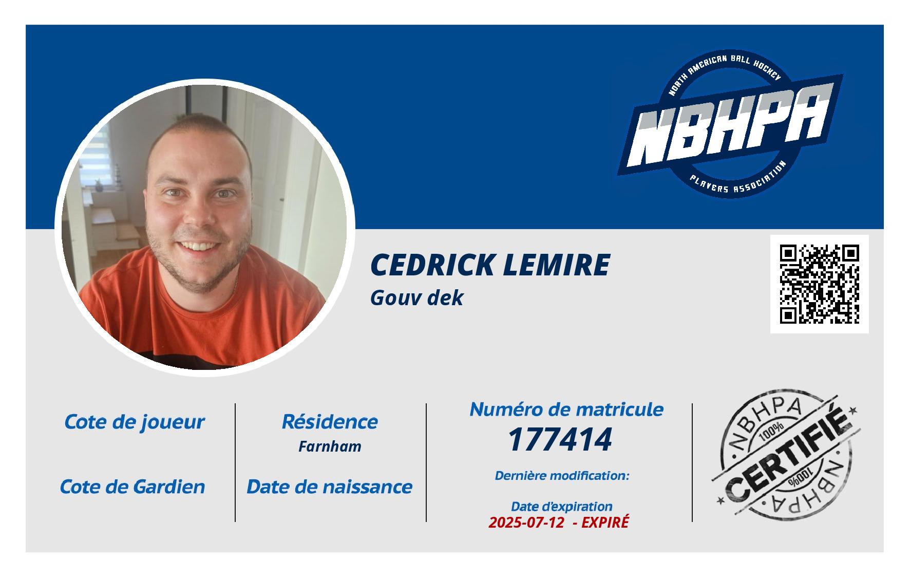 Cedrick Lemire