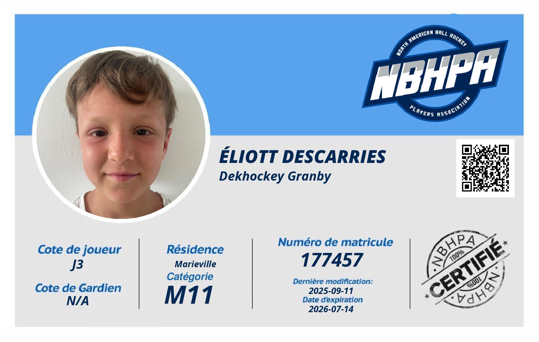 Éliott Descarries