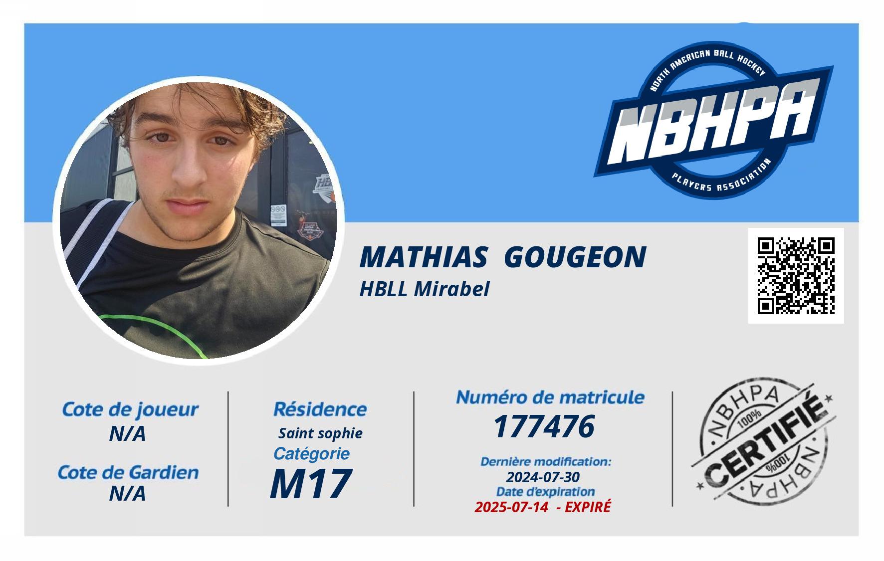 Mathias  Gougeon