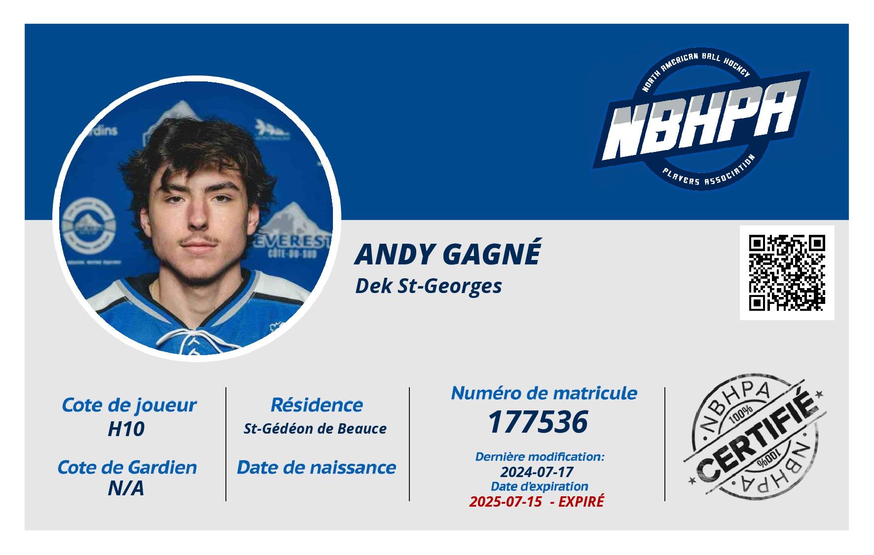 Andy Gagné 