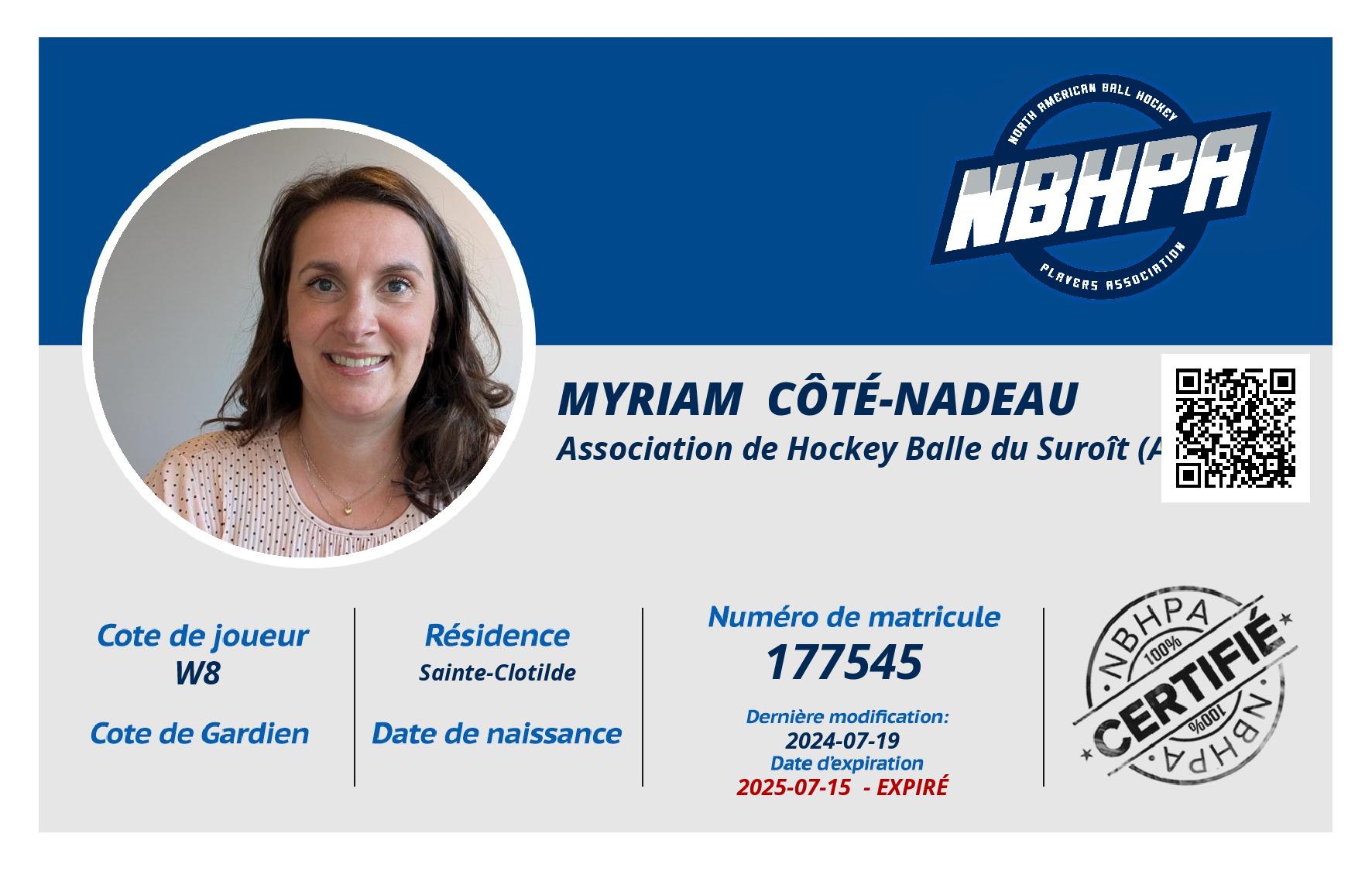 Myriam  Côté-Nadeau