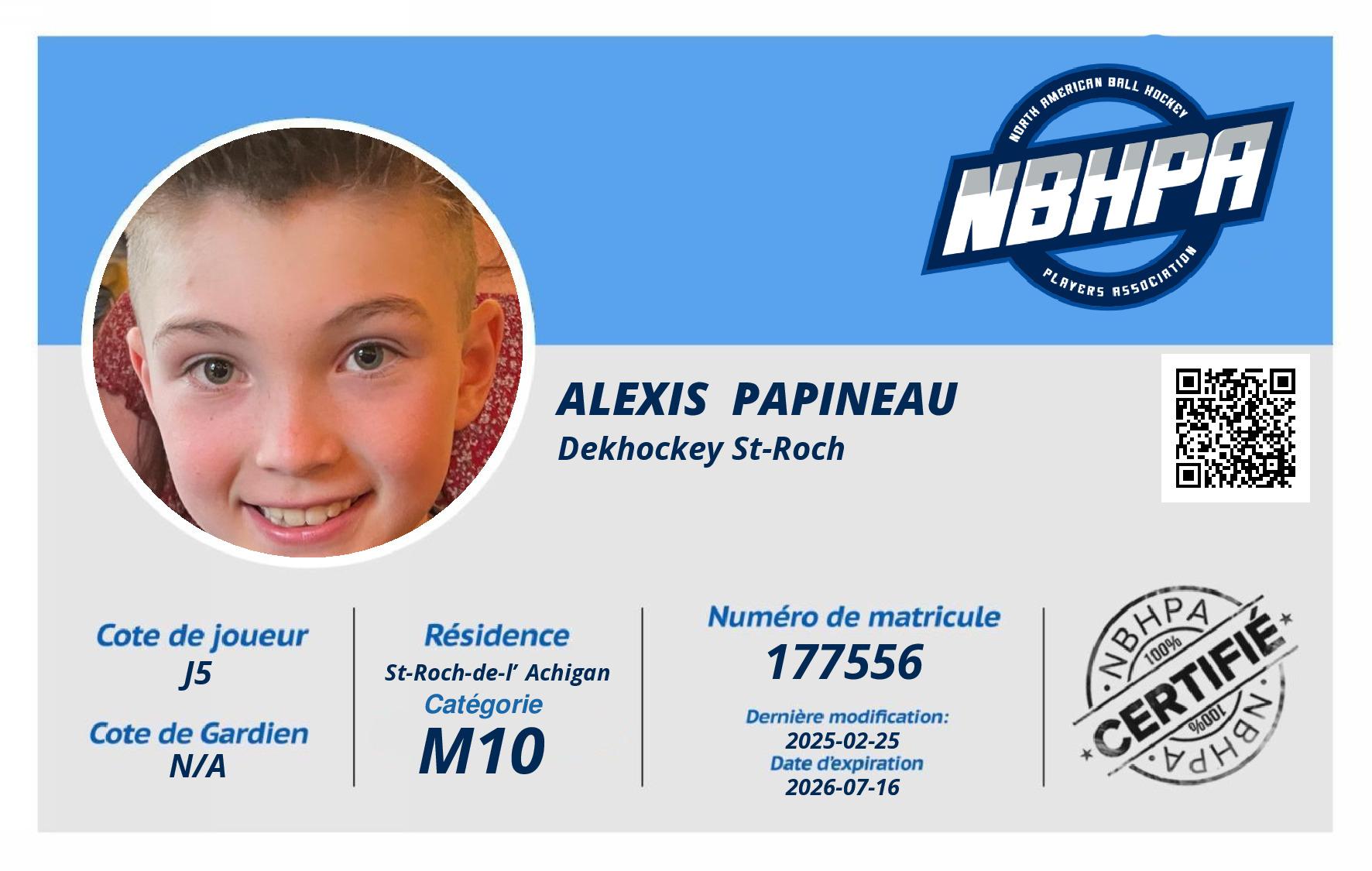 Alexis  Papineau