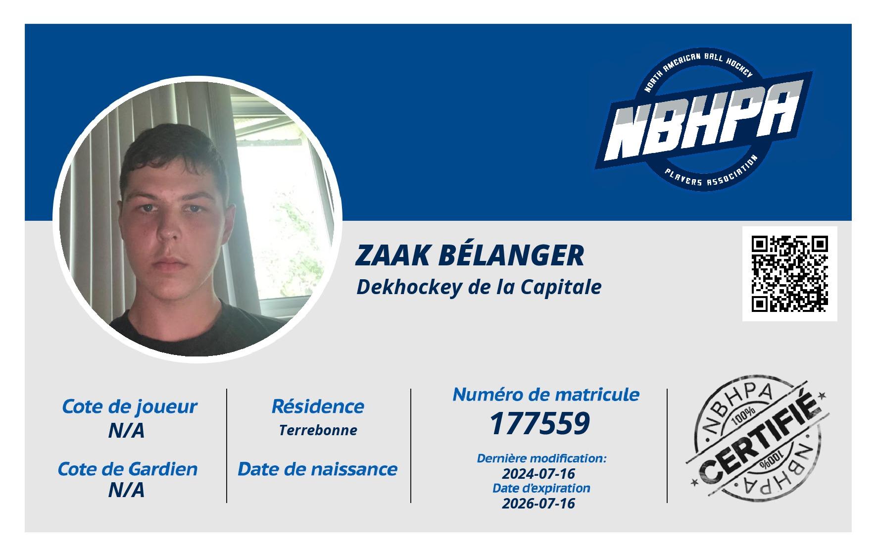 Zaak Bélanger