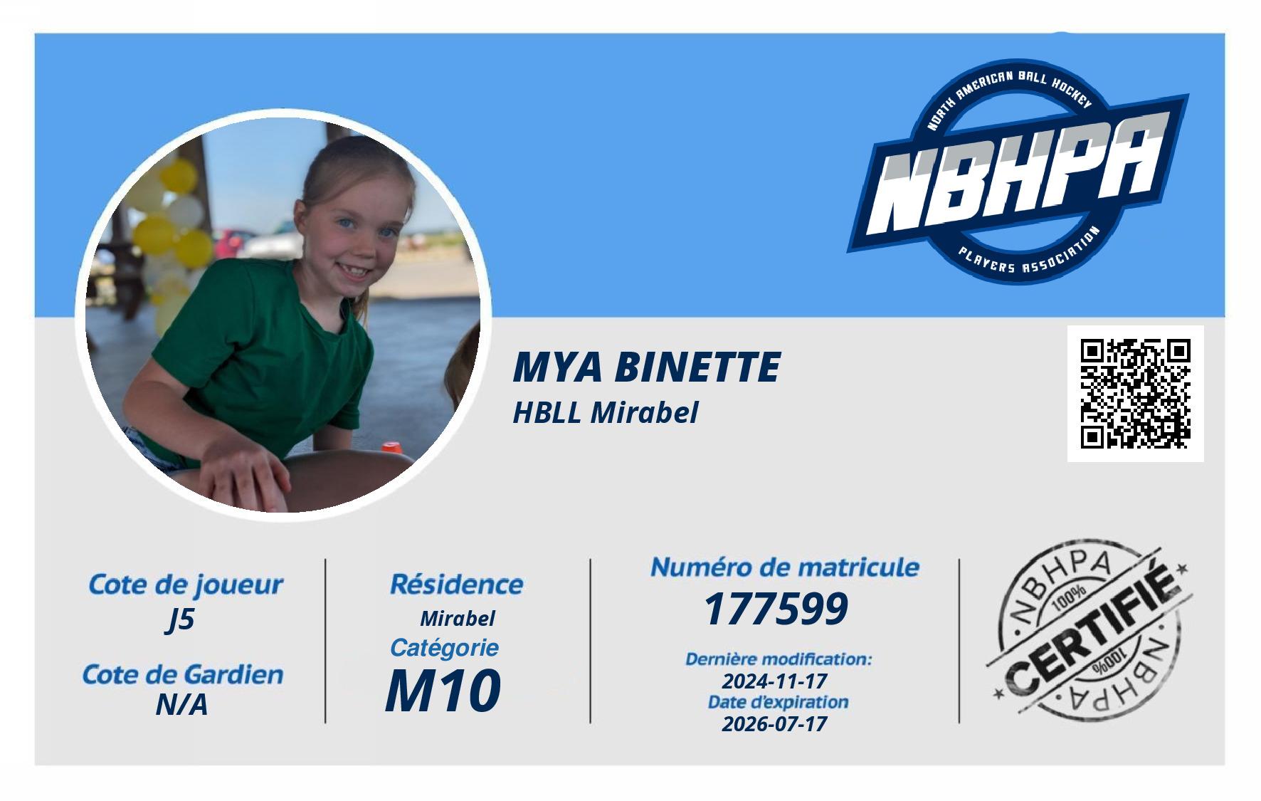 Mya Binette