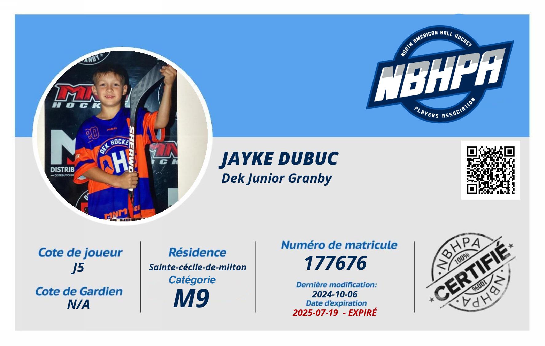 Jayke Dubuc