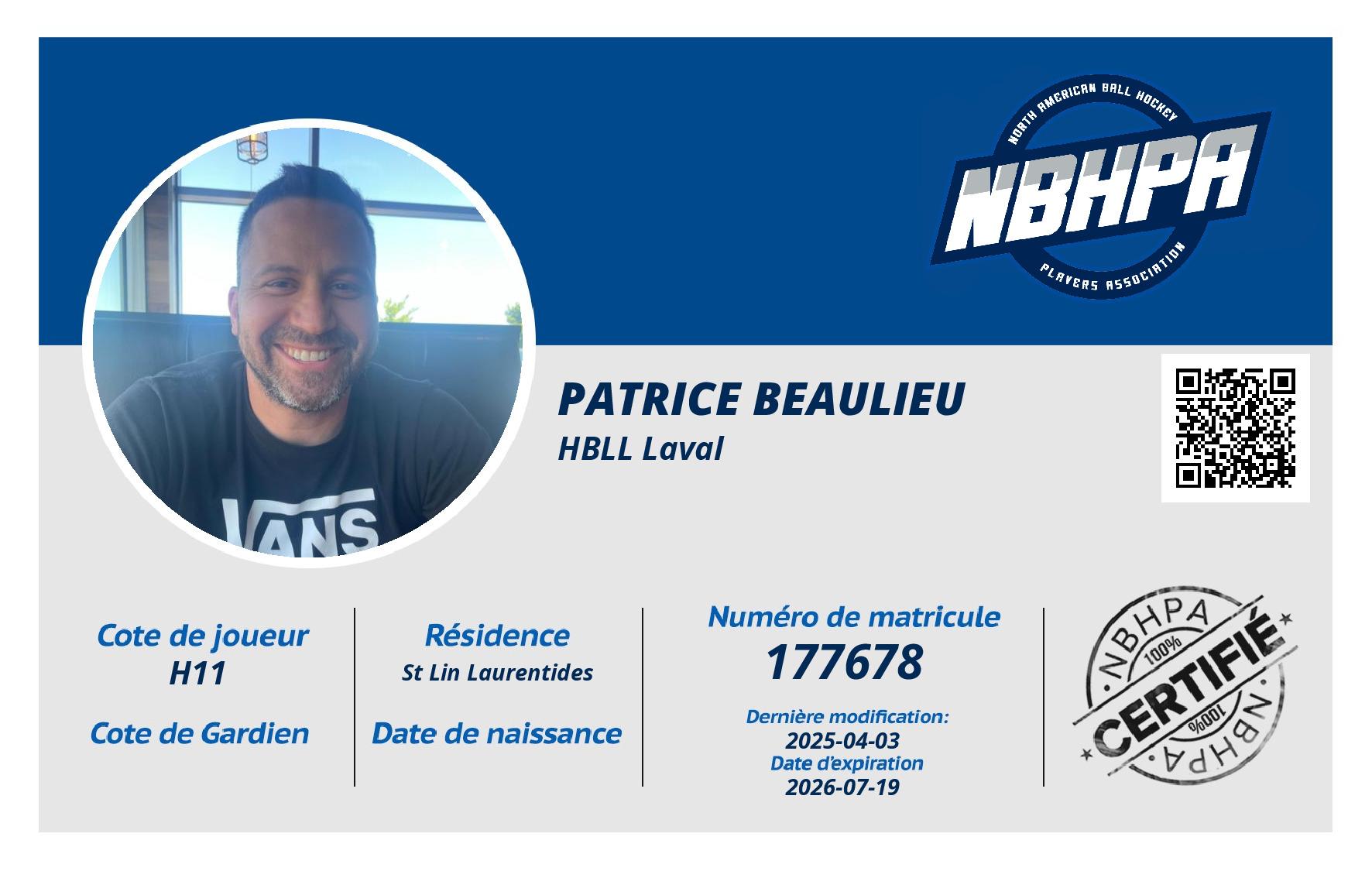Patrice Beaulieu 