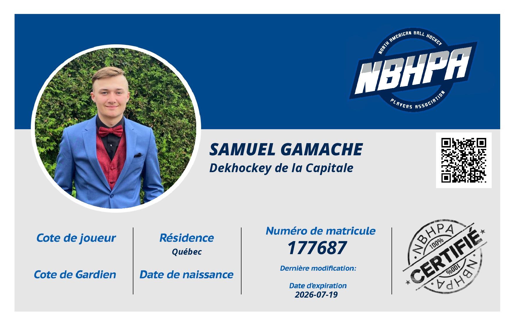 Samuel Gamache