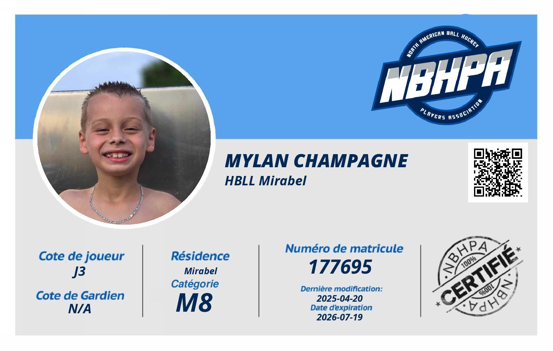 Mylan Champagne 