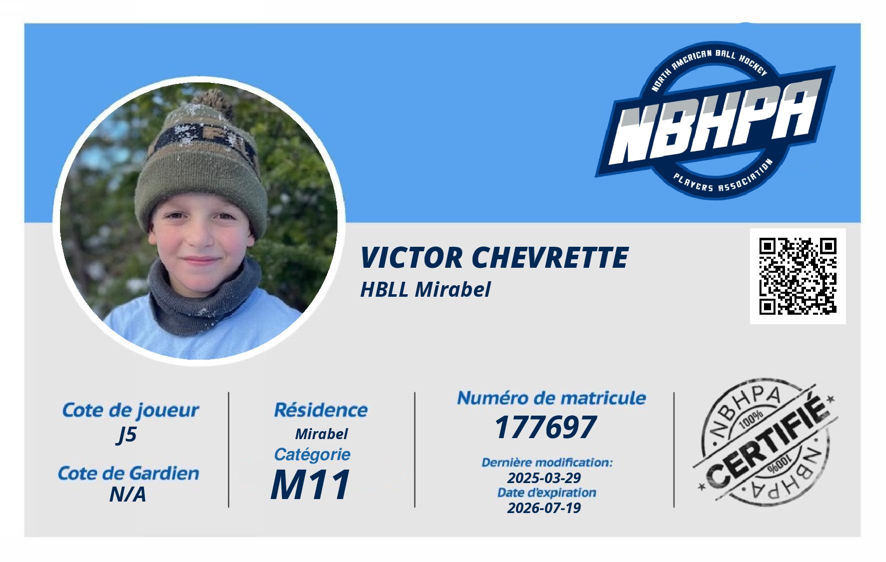 Victor Chevrette