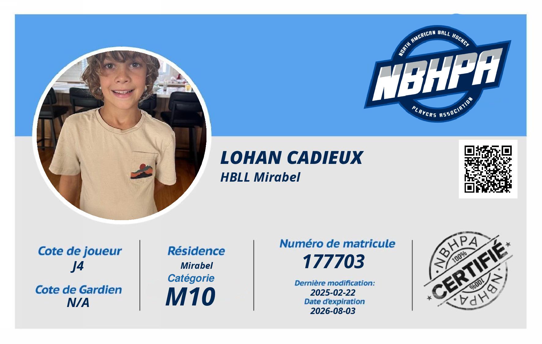 Lohan Cadieux