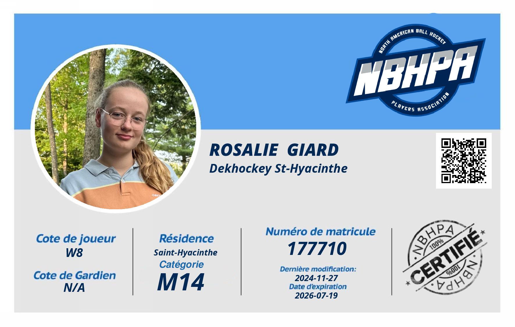 Rosalie  Giard