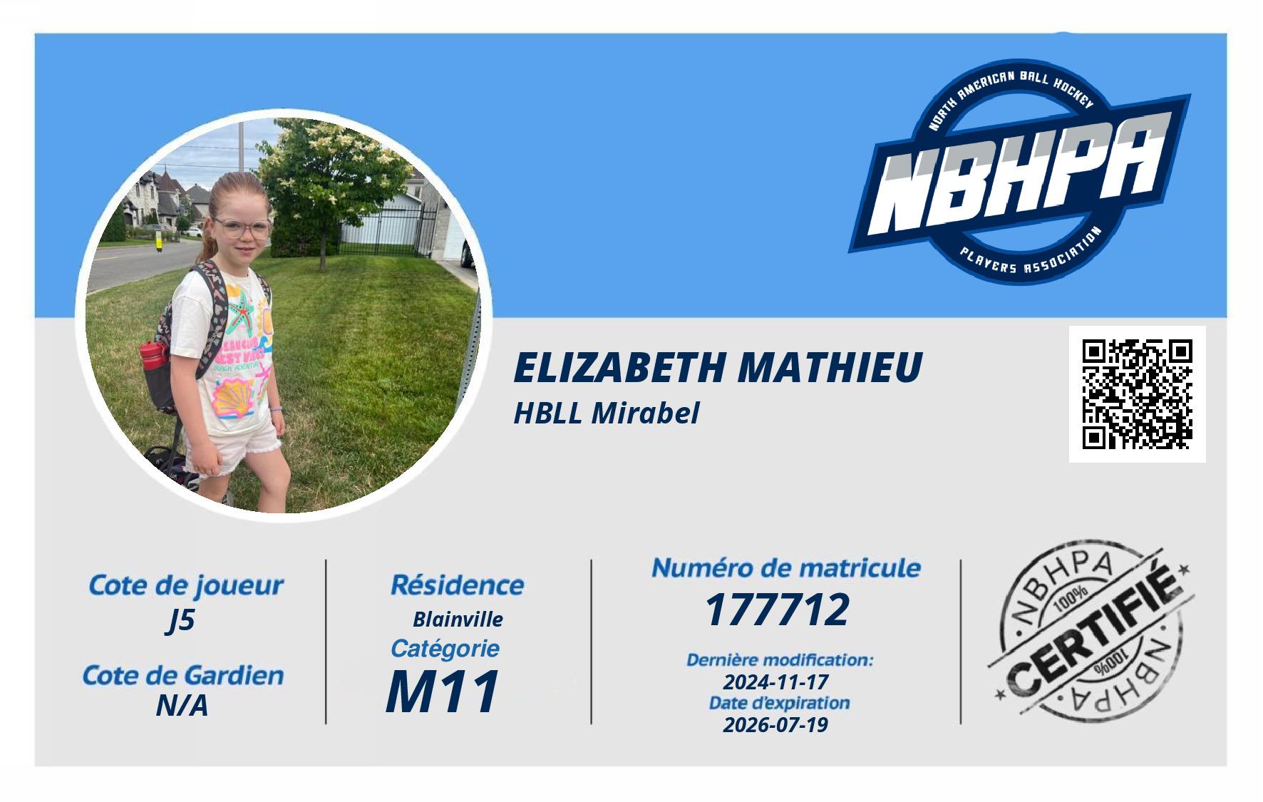 Elizabeth Mathieu