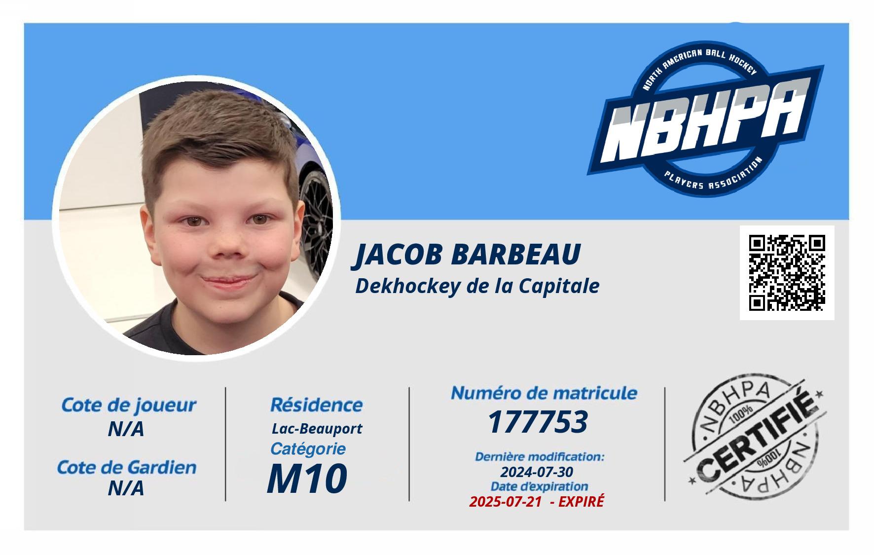 Jacob Barbeau