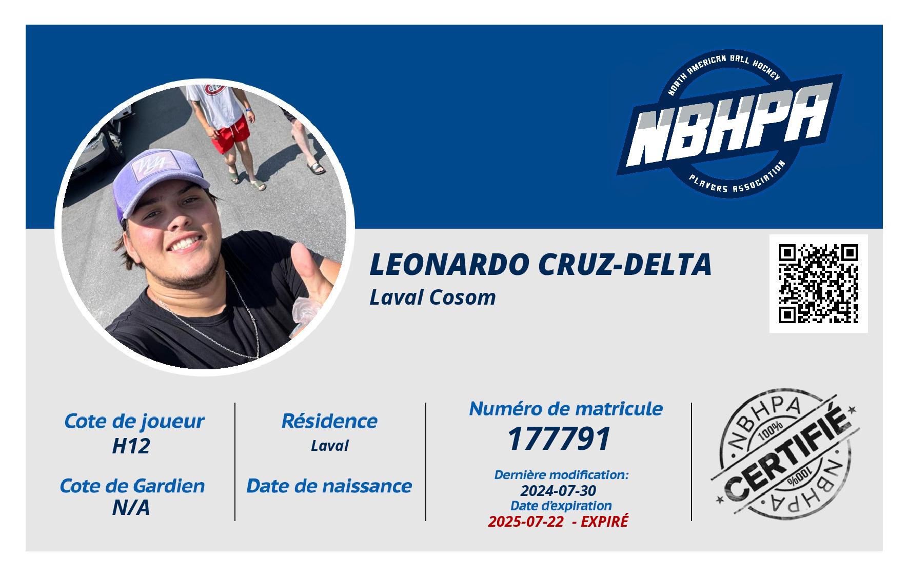 Leonardo Cruz-Delta
