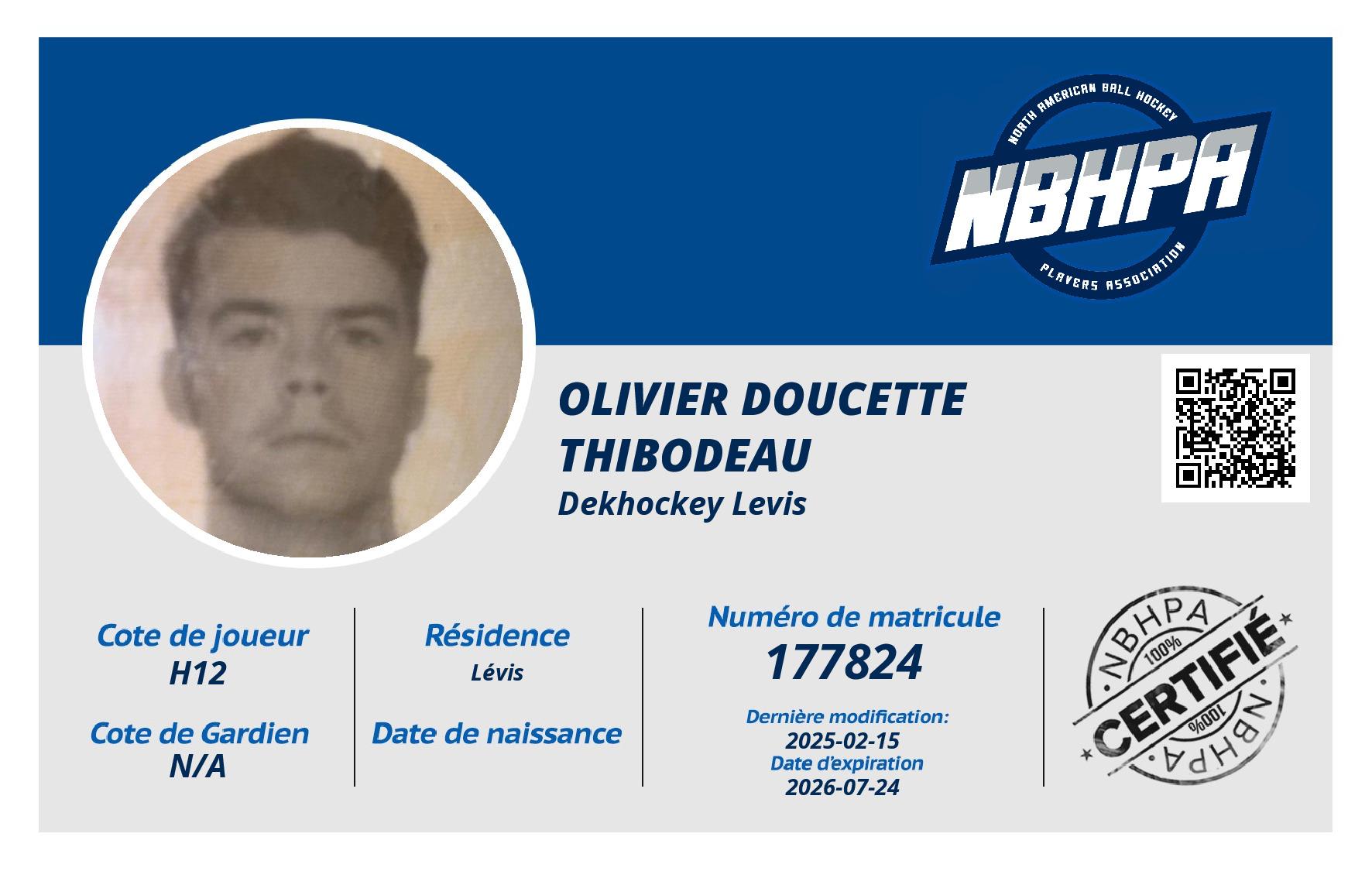 Olivier Doucette Thibodeau