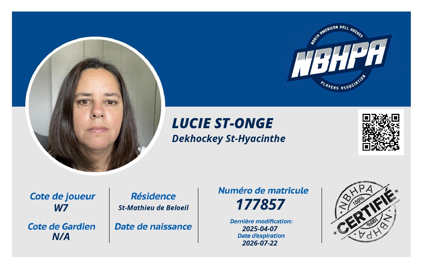 Lucie St-Onge