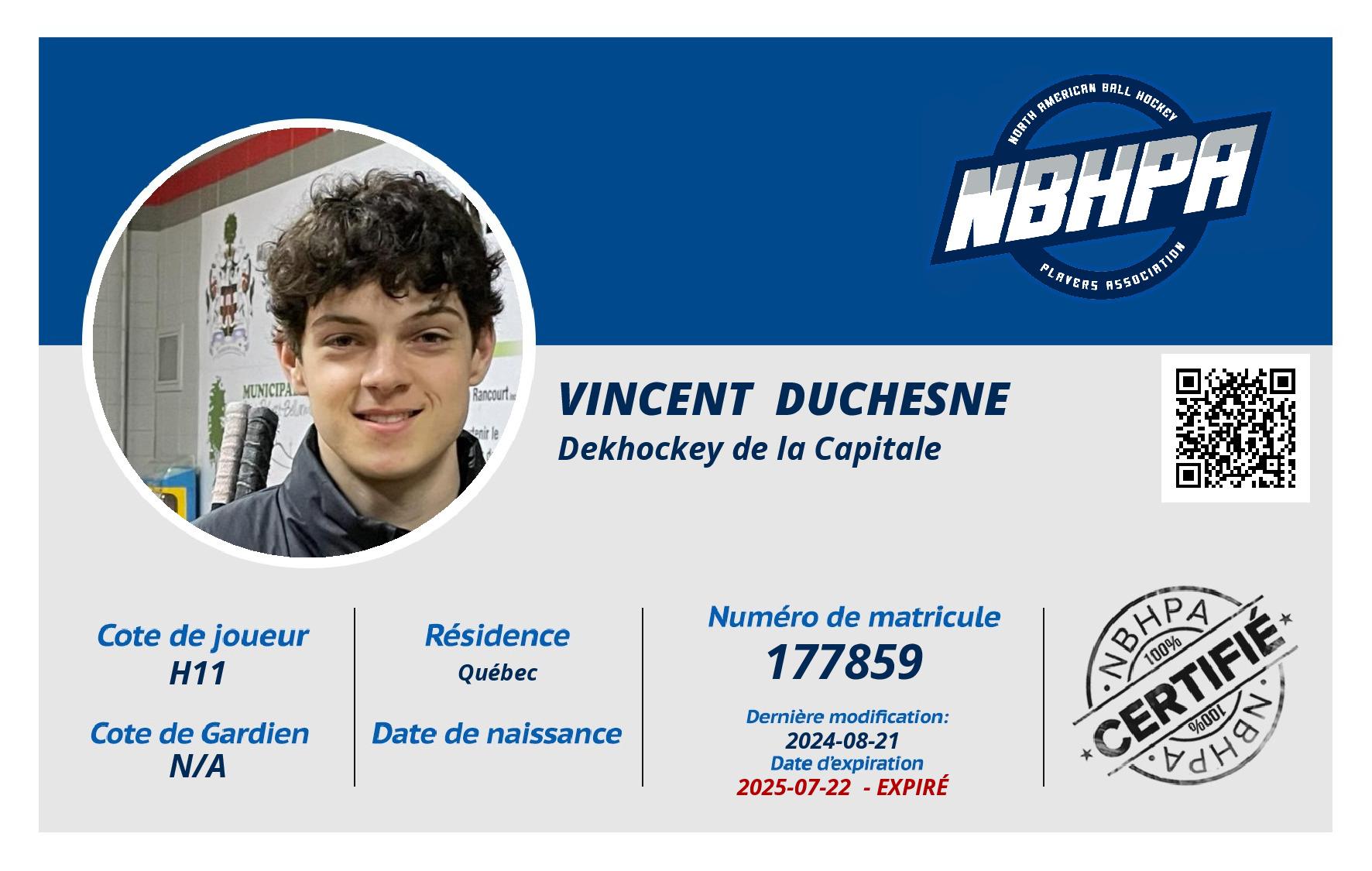 Vincent  Duchesne