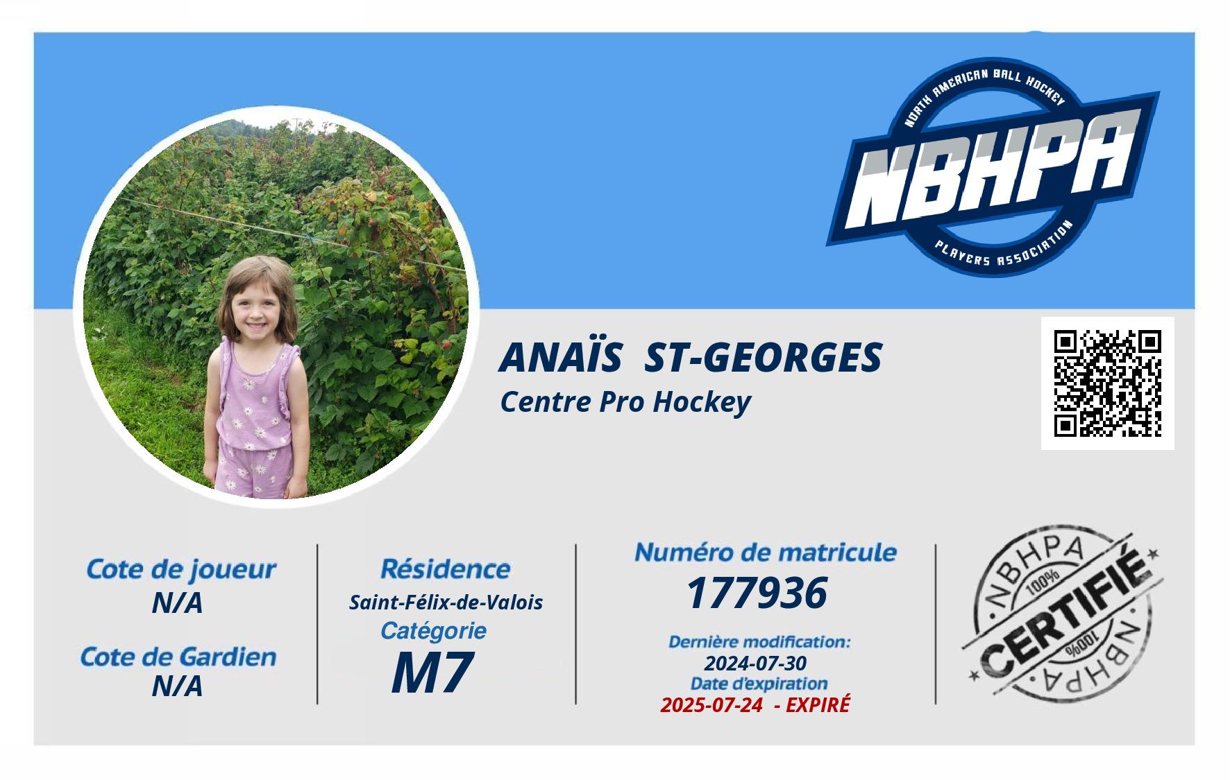 Anaïs  St-Georges 