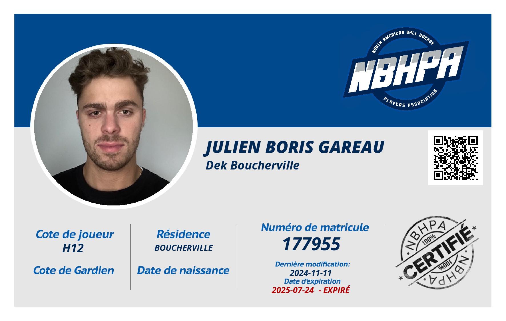 Julien Boris Gareau