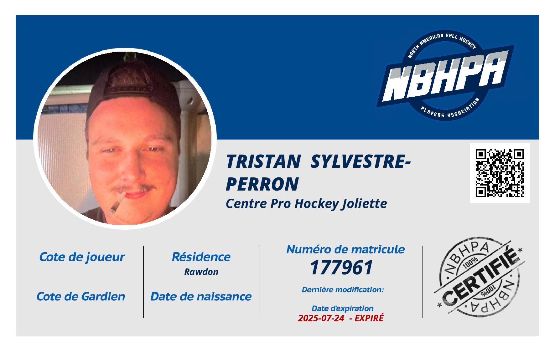 Tristan  Sylvestre-Perron