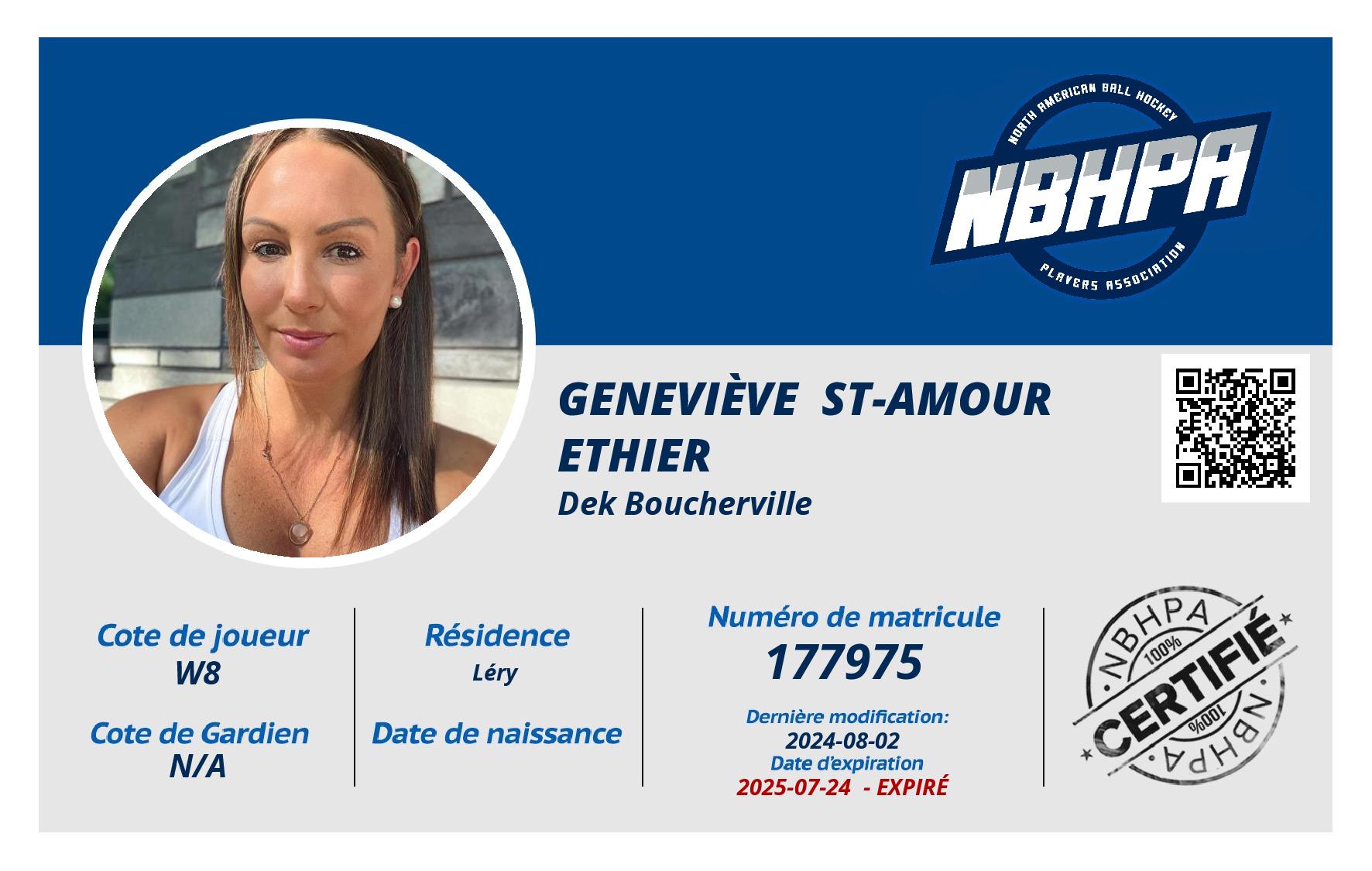 Geneviève  St-Amour Ethier