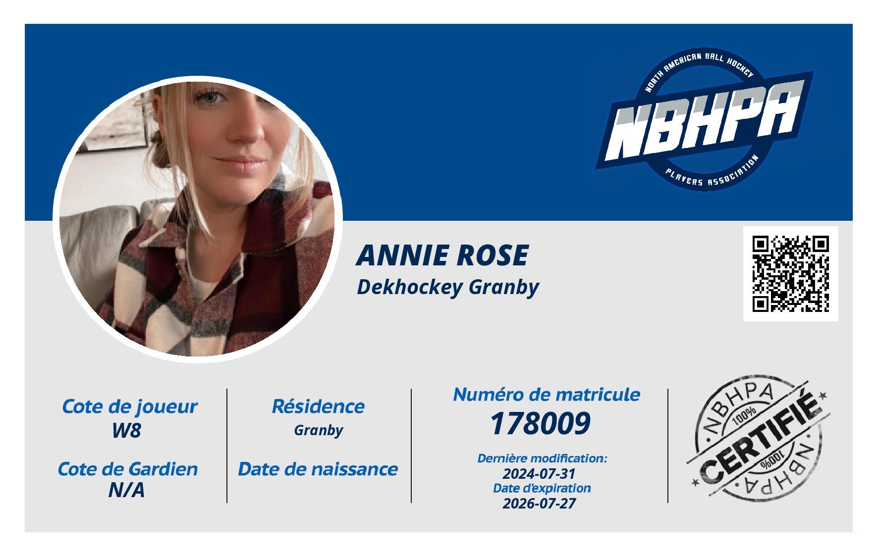 Annie Rose
